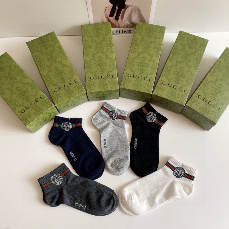 G*u*i x versace cotton socks (4-pair)