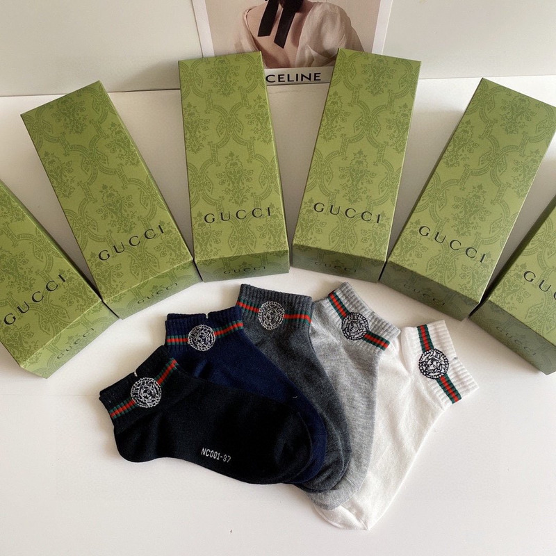 G*u*i x versace cotton socks (4-pair)