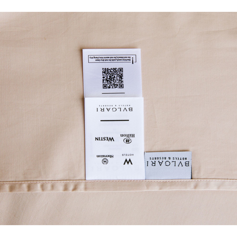 B*l*ai embroidered logo four piece bedding set