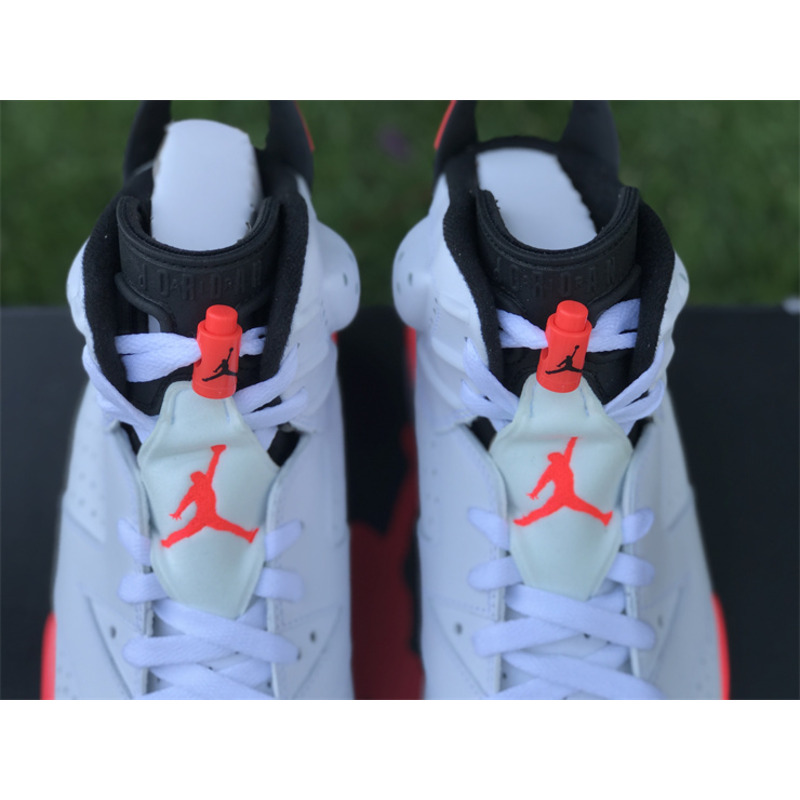 Air Jordan 6 Retro Sneakers White Infrared