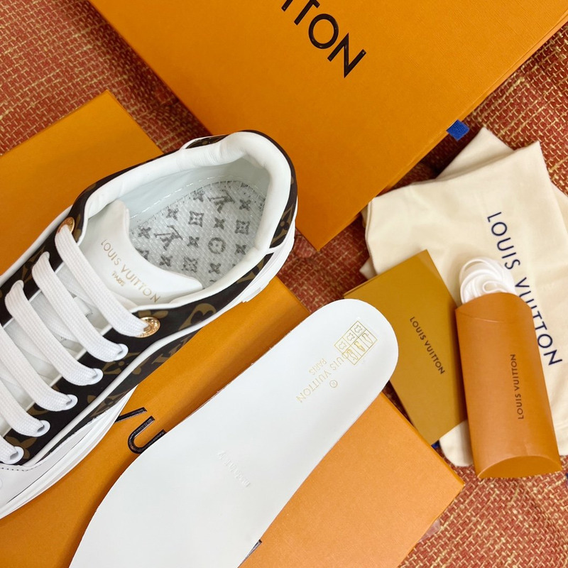 l**is V*t*n time out sneakers monogram white
