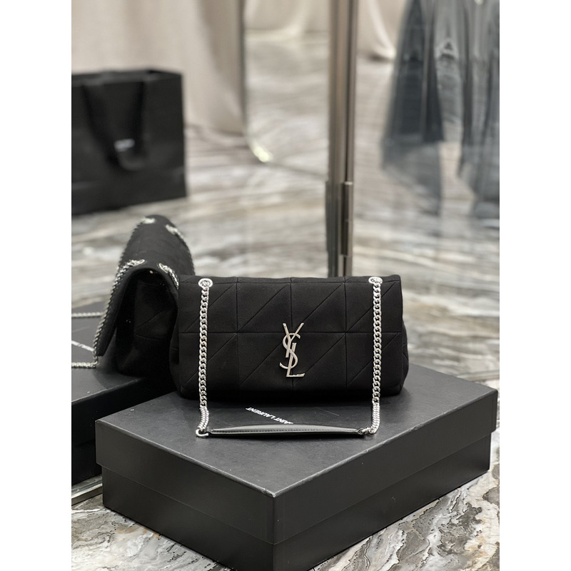 SAINT LAURENT Sunset Leather Crossbody Bag