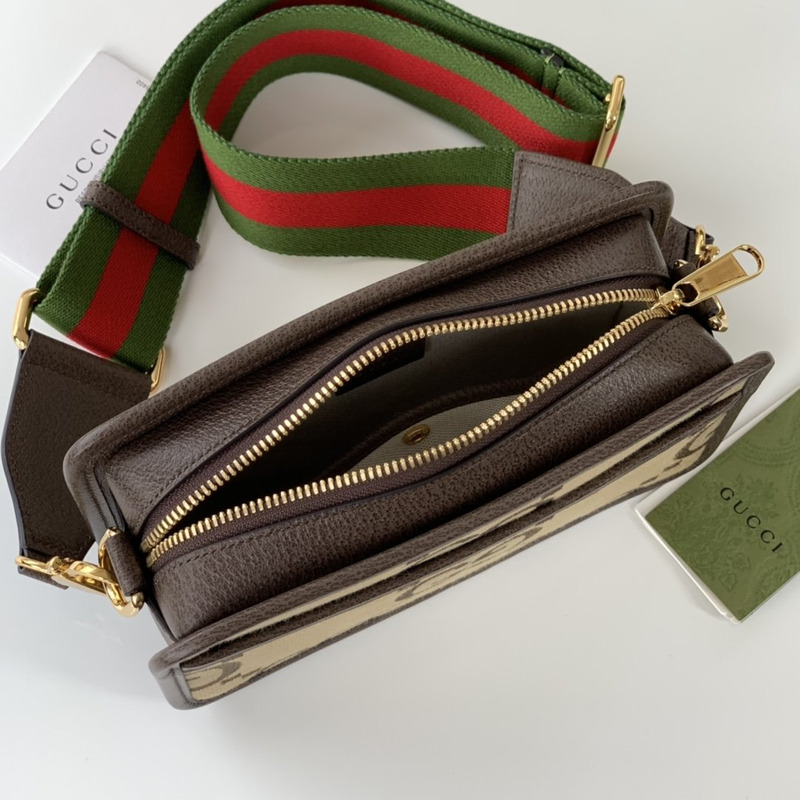 G*u*i jumbo gg mini bag camel and ebony