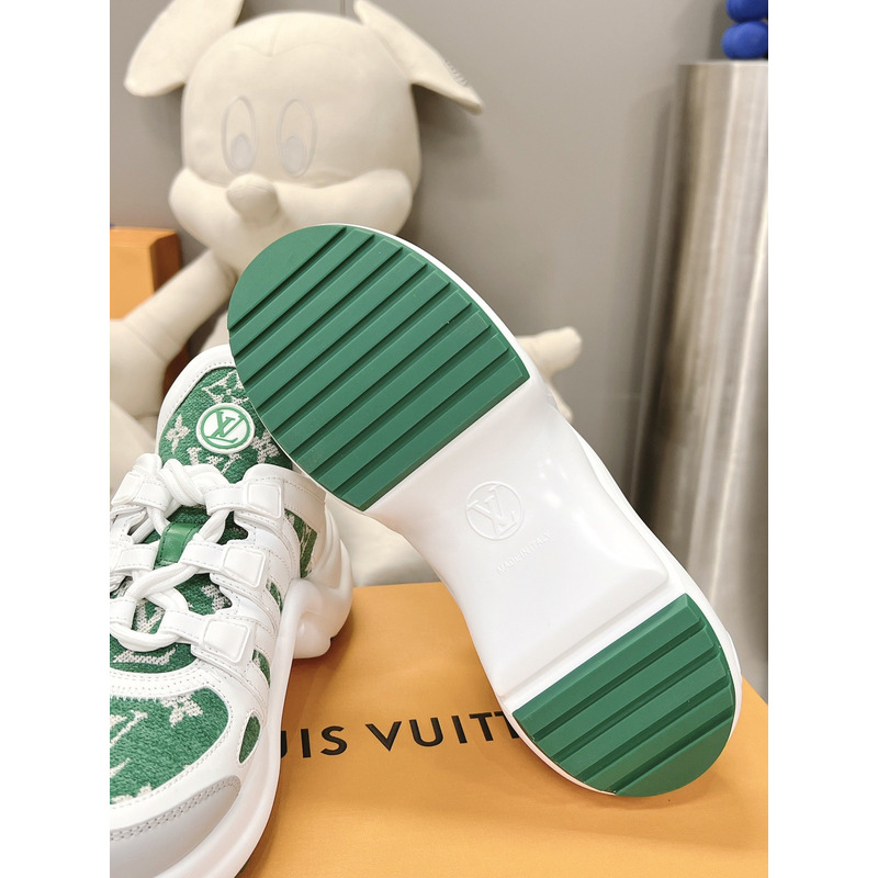 l**is V*t*n lv archlight trainers green monogram