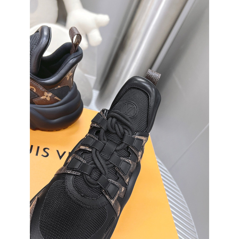 l**is V*t*n lv archlight trainers black monogram