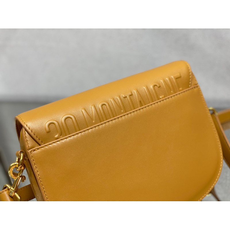 D*or bobby bag medium box calfskin caramel