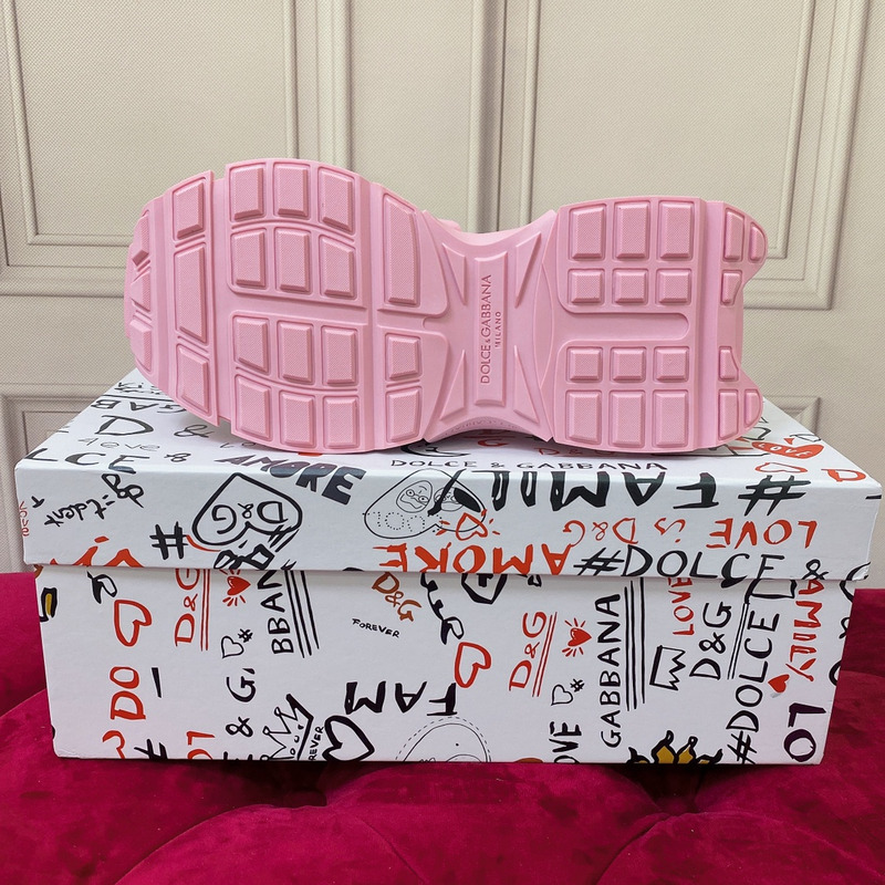 Dolce & Gabbana Chunky Sole Low-top Pink Sneakers