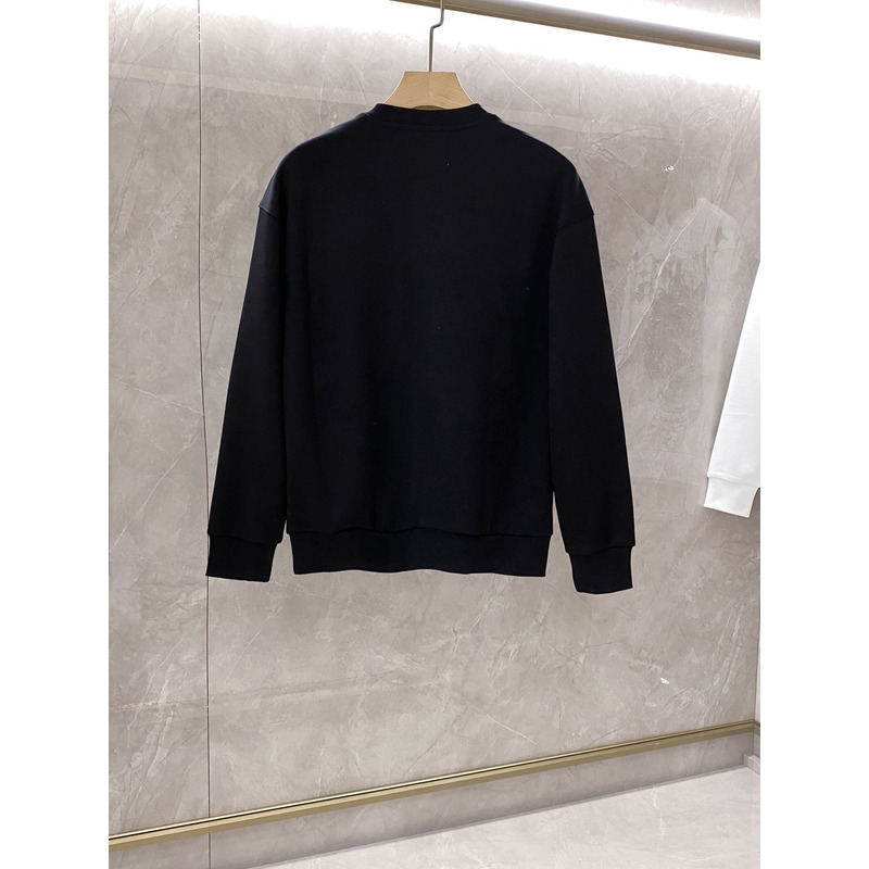 Edition Tiger Hotfix Rhinestone Sweatshirt Black