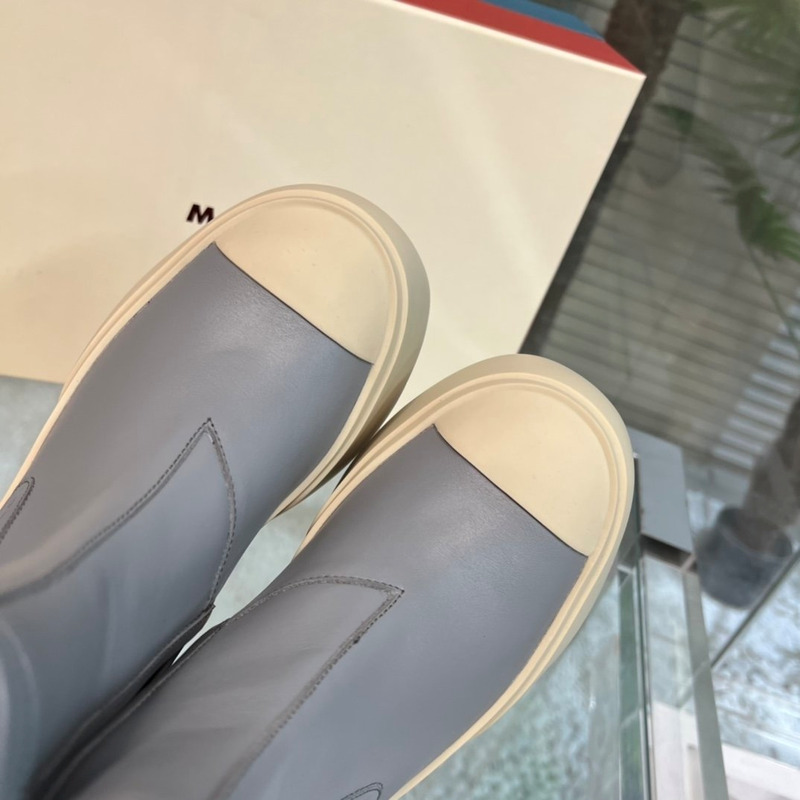 Marni Pablo Chelsea Boots Grey