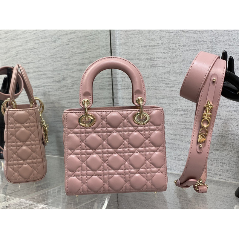 D*or lady D*or pink bag small