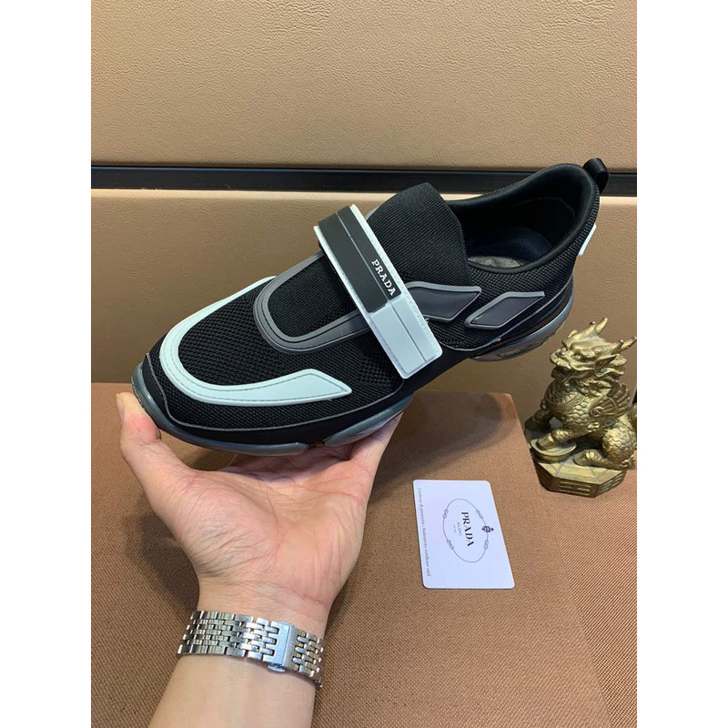 Pra*a cloudbust strap sneaker low black