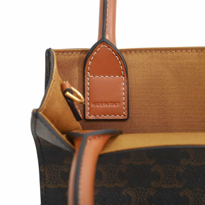 Ce**e triomphe small vertical tote