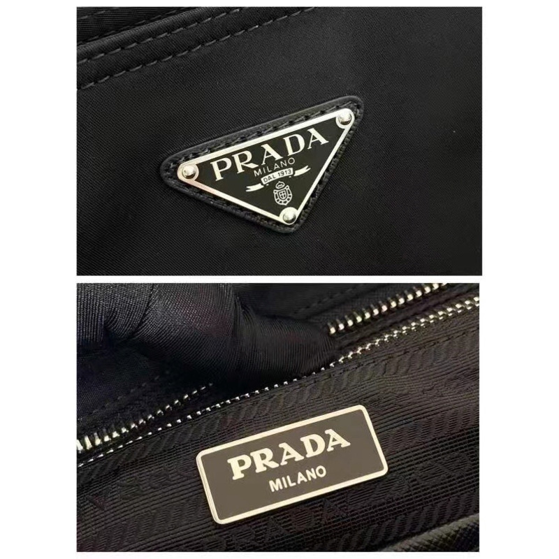 Pra*a recycled nylon baby bag black