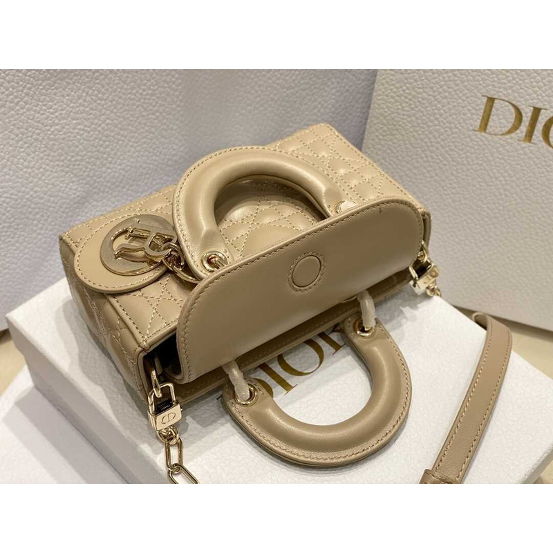 D*or micro lady d-joy bag milk tea color