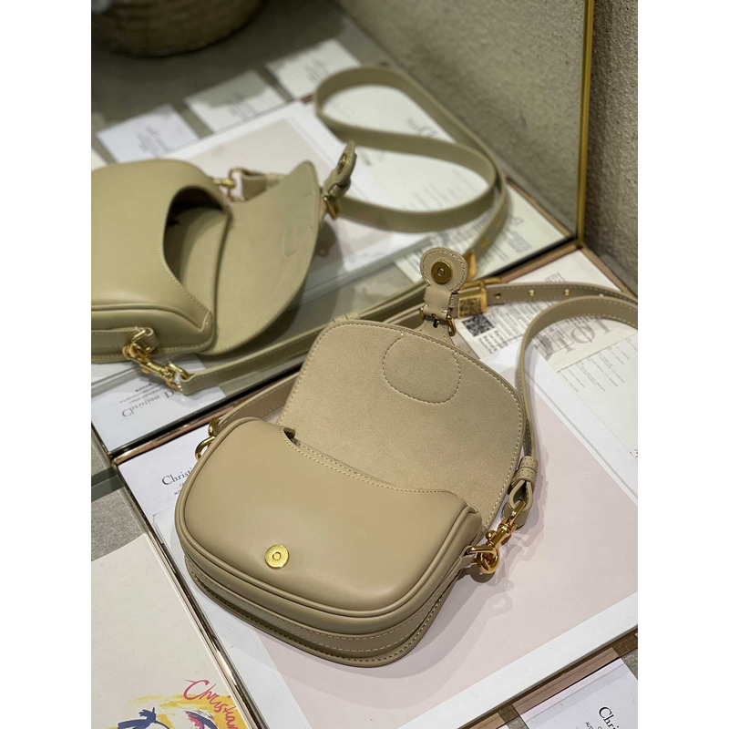 D*or bobby bag small box calfskin tan