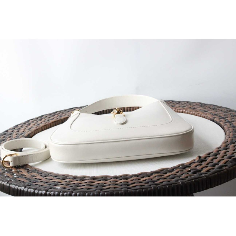 G*u*i jackie 1961 small shoulder bag white leather
