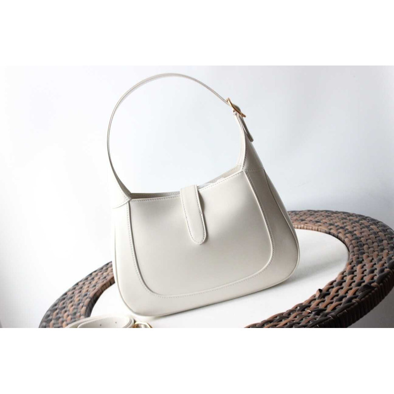 G*u*i jackie 1961 small shoulder bag white leather