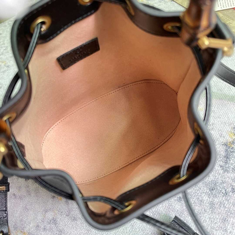 G*u*i diana mini bucket bag black