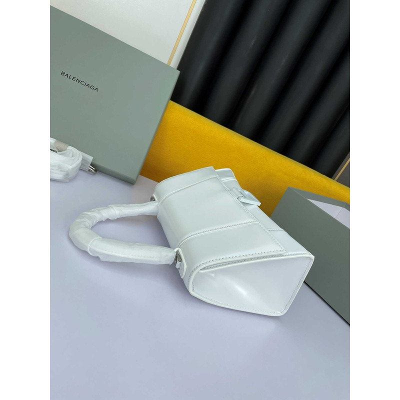 Ba*len*cia*ga hourglass xs tote white