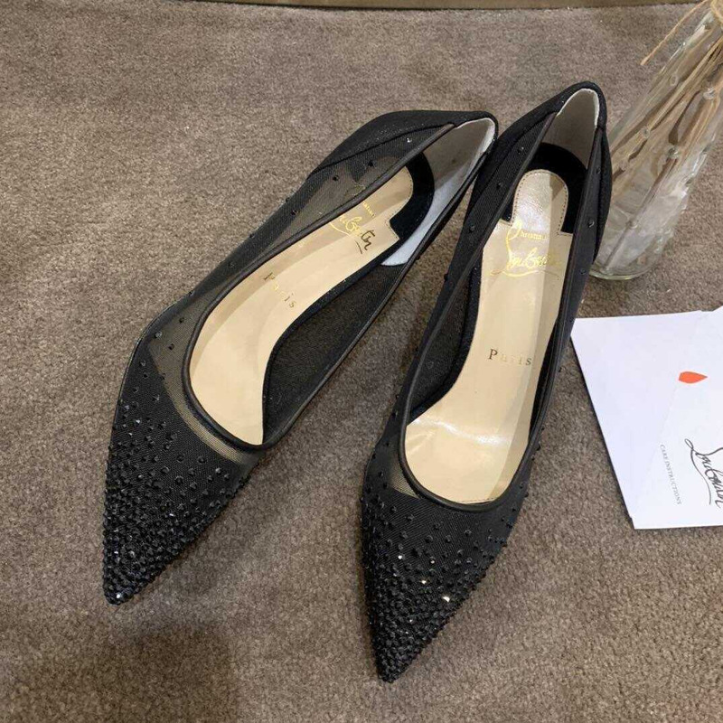 Ch**an louboutin follies strass black
