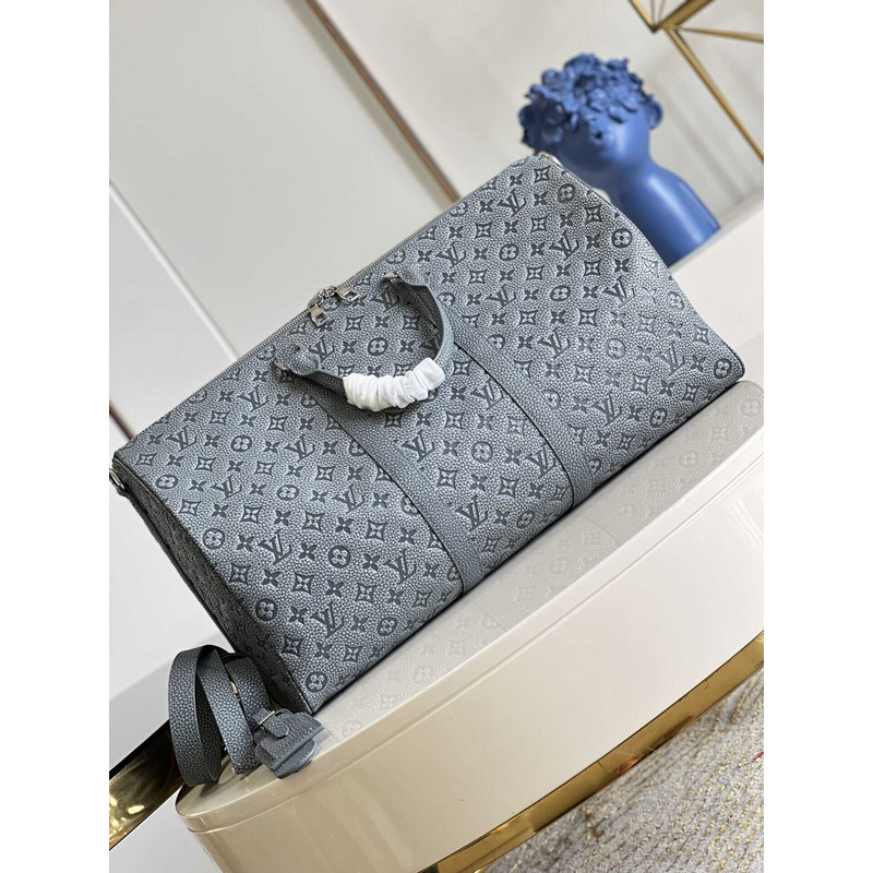 l**is V*t*n keepall 50 travel bag taurillon monogram embossed calfskin