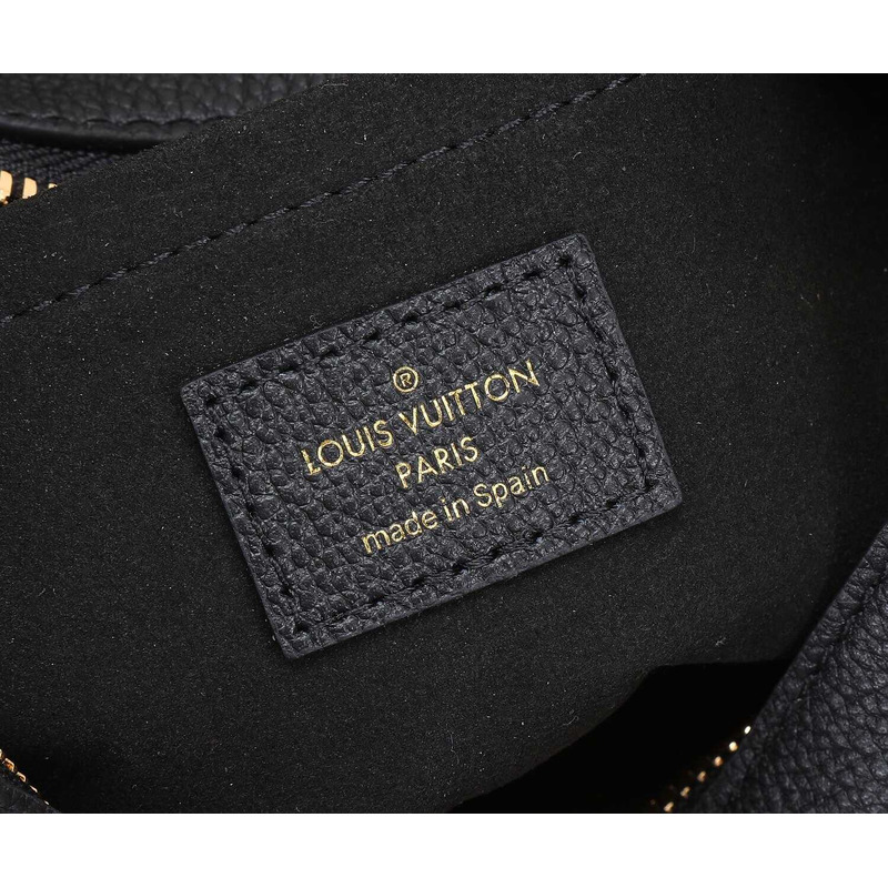 l**is V*t*n bagatelle empreinte leather black and white