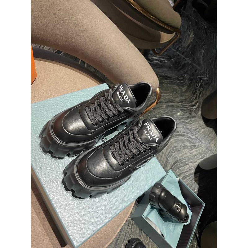 Pra*a soft lined  lace-up shoes