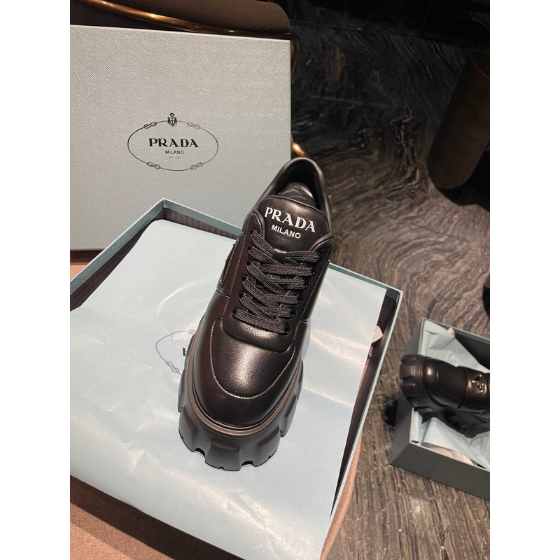 Pra*a soft lined  lace-up shoes