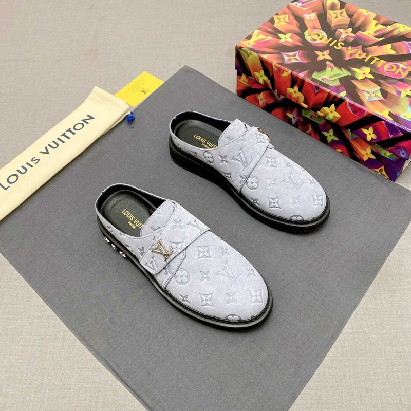 l**is V*t*n new monogram mules in white