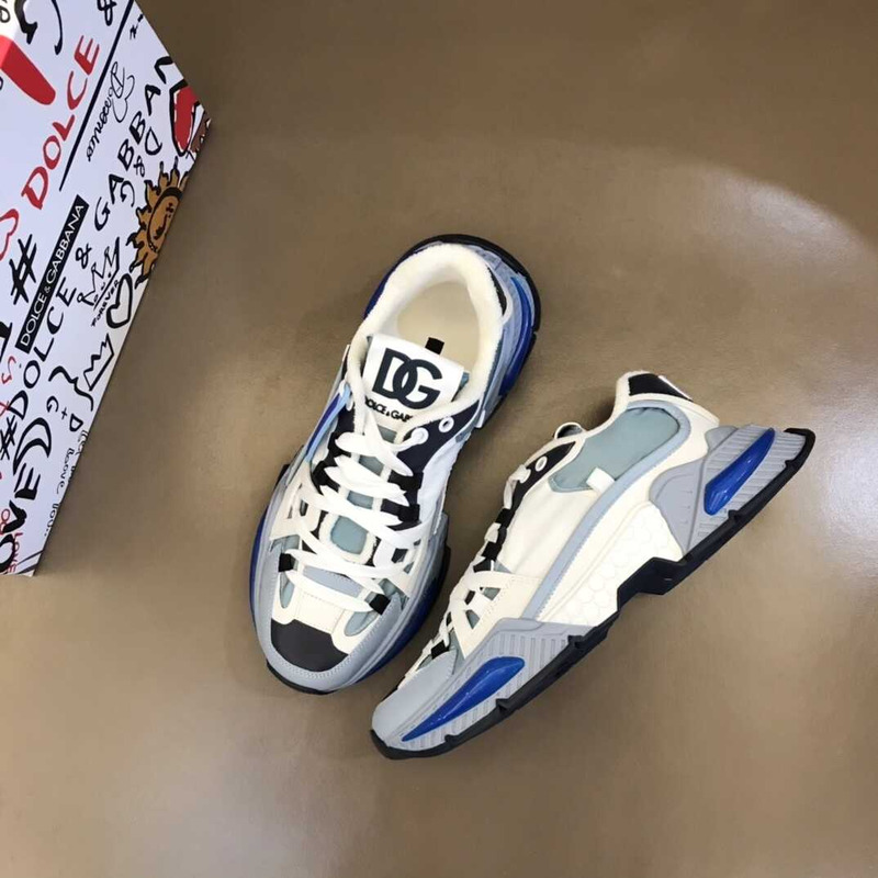 Dolce & Gabbana Airmaster Sneakers Blue&White