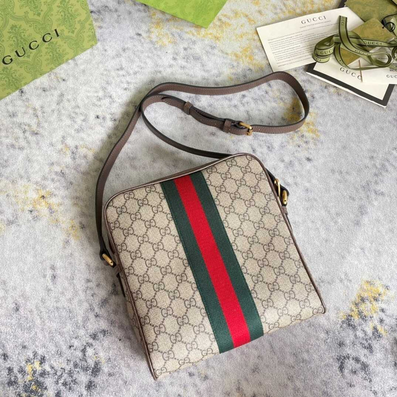 G*u*i sacoche toile motif gg bag