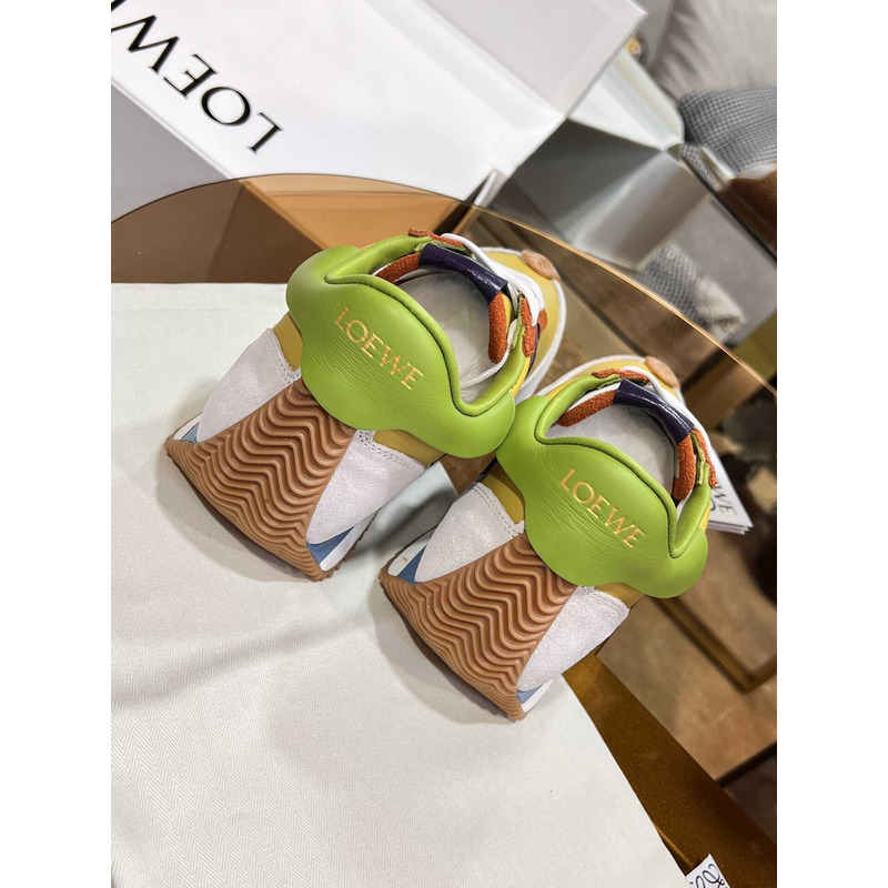 Loewe Flow Runner Logo Sneakers Yellow&White