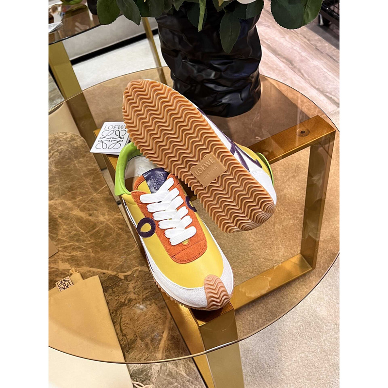 Loewe Flow Runner Logo Sneakers Yellow&White