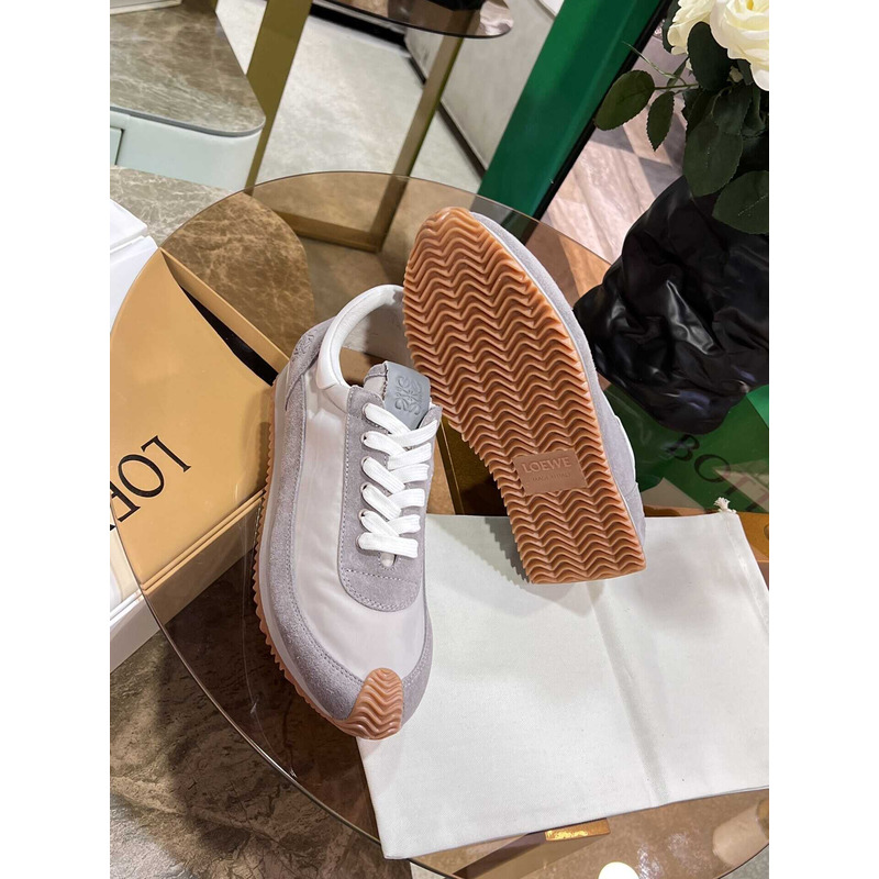 Loewe Flow Runner Logo Sneakers White&Grey