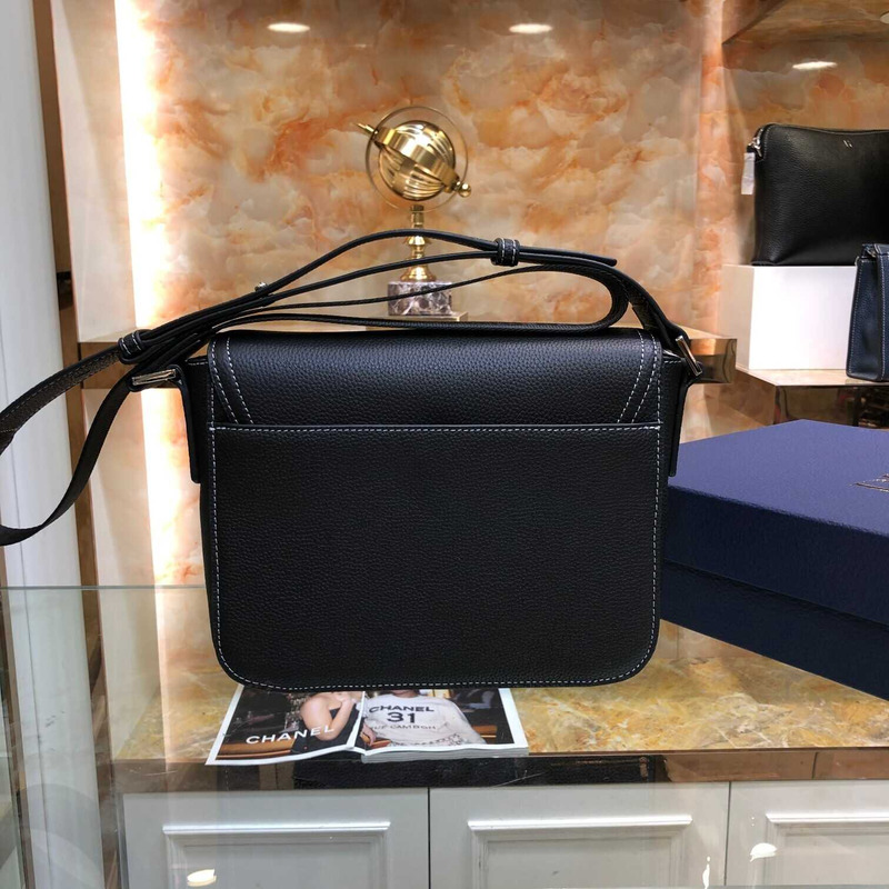 D*or saddle messenger bag black