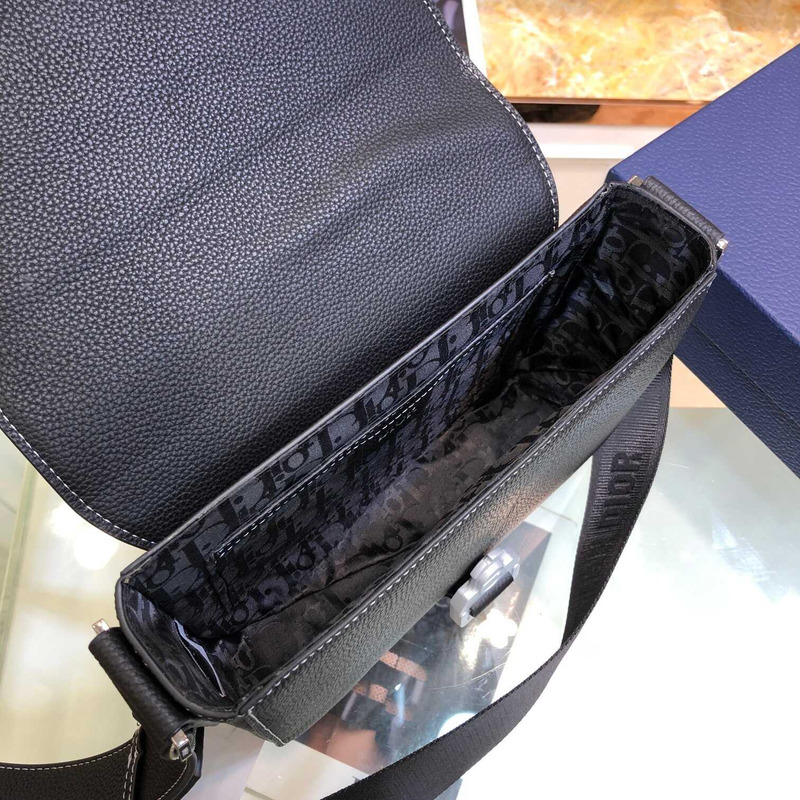 D*or saddle messenger bag black