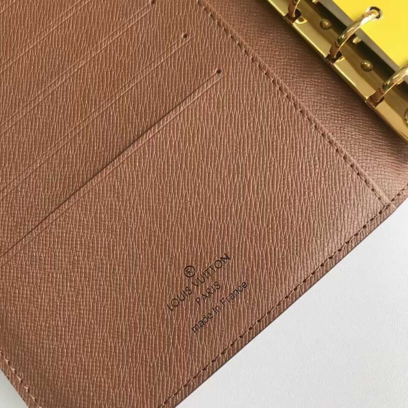l**is V*t*n agenda cover mm ring monogram brown