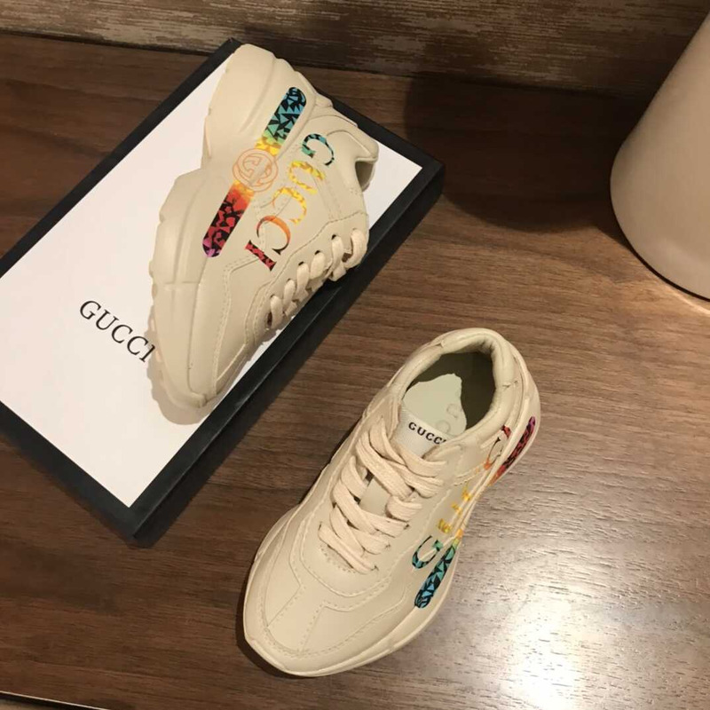 G*u*i rhyton G*u*i logo kids sneakers