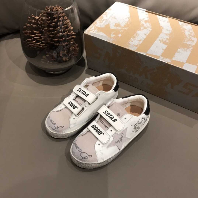 ggdb kids  S*per-star white sneakers