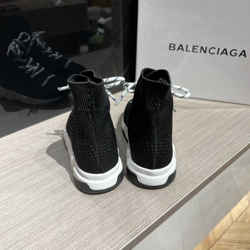 Ba*len*cia*ga kids speed 2.0 lace up black