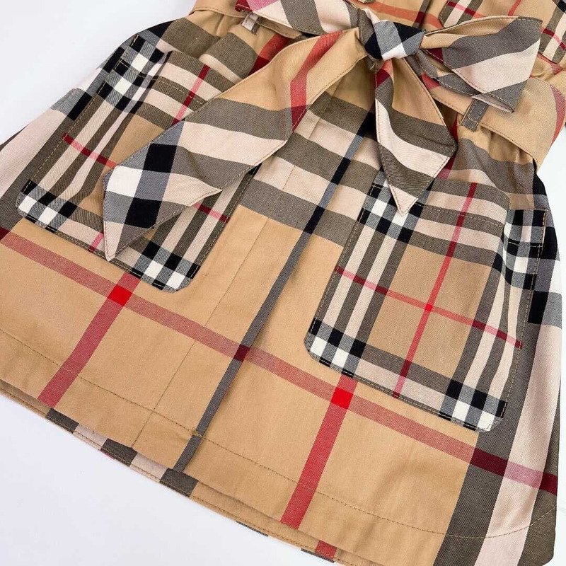 B**rry vintage check kids dress