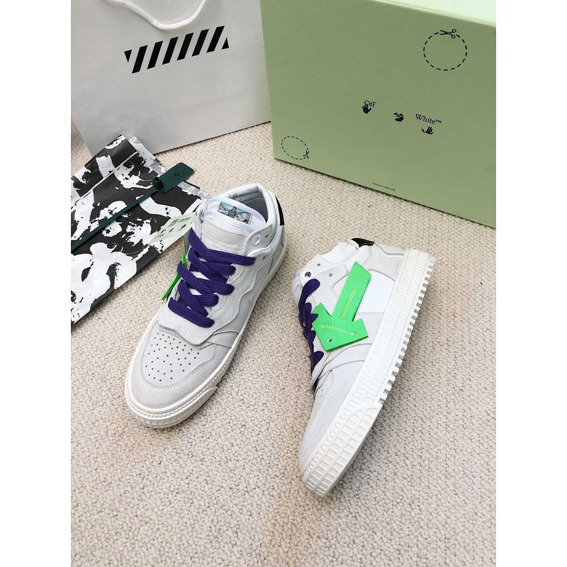 Off White Off Court Low Top Grey Green