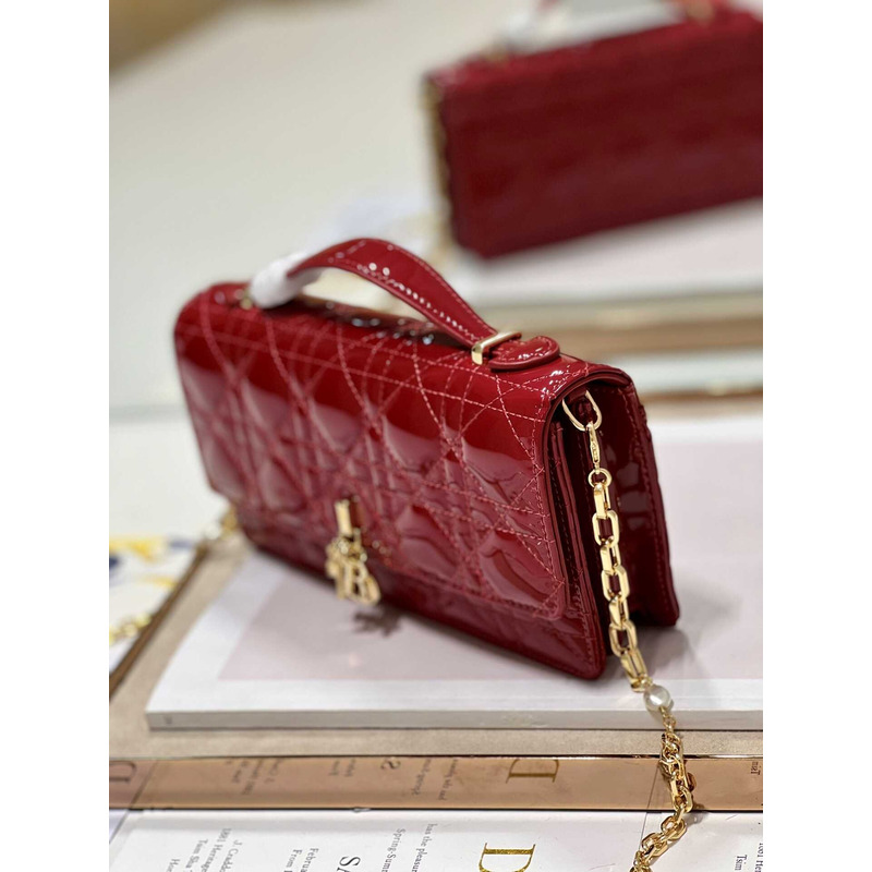 D*or mini miss D*or bag patent leather red