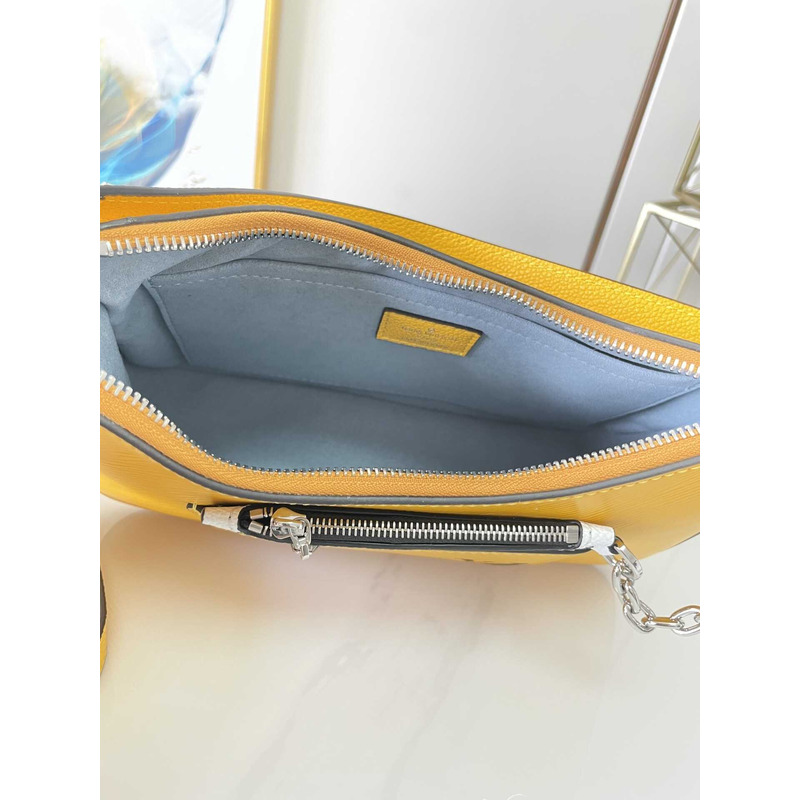 l**is V*t*n marelle handbag cowhide leather yellow