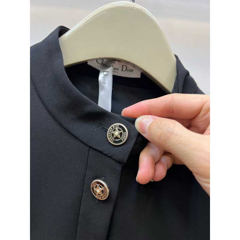 D*or short flared dress black