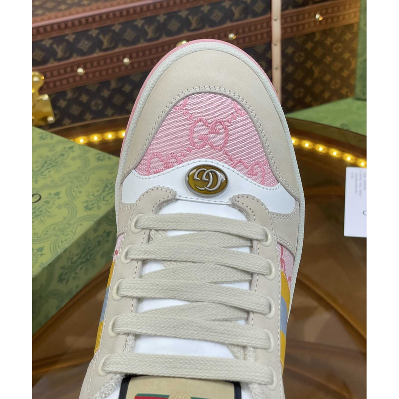 G*u*i screener sneaker beige pink