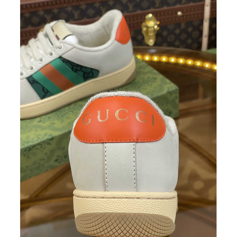 G*u*i screener sneaker beige green