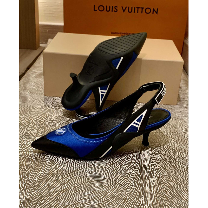 l**is V*t*n archlight slingback pump dark blue