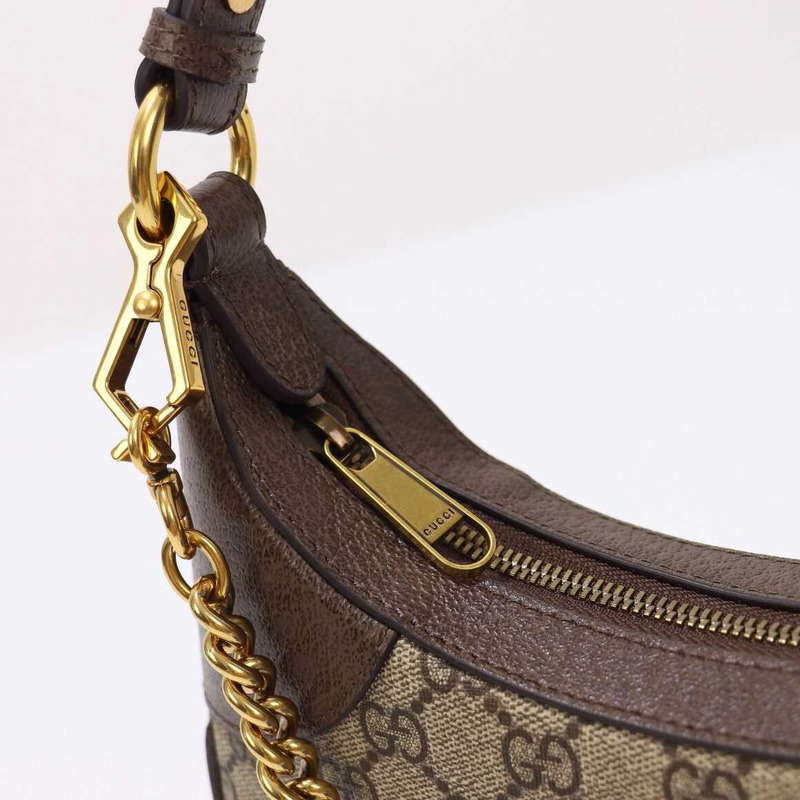 G*u*i aphrodite small crescent shoulder bag monogram