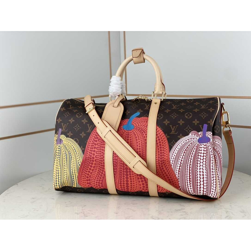 l**is V*t*n lv x yk keepall 25 pumpkin print red